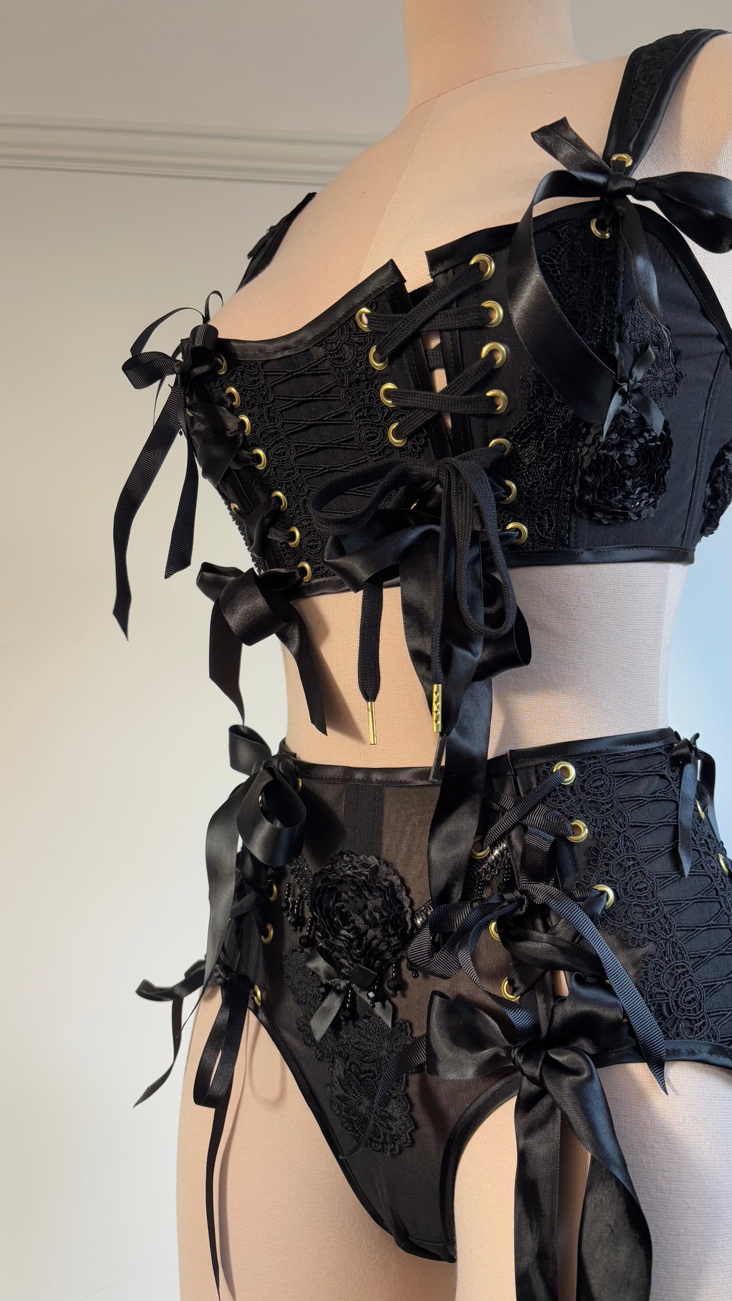 Candid Stays and Corset Knicker Set