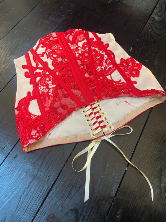Red Lace Girdle