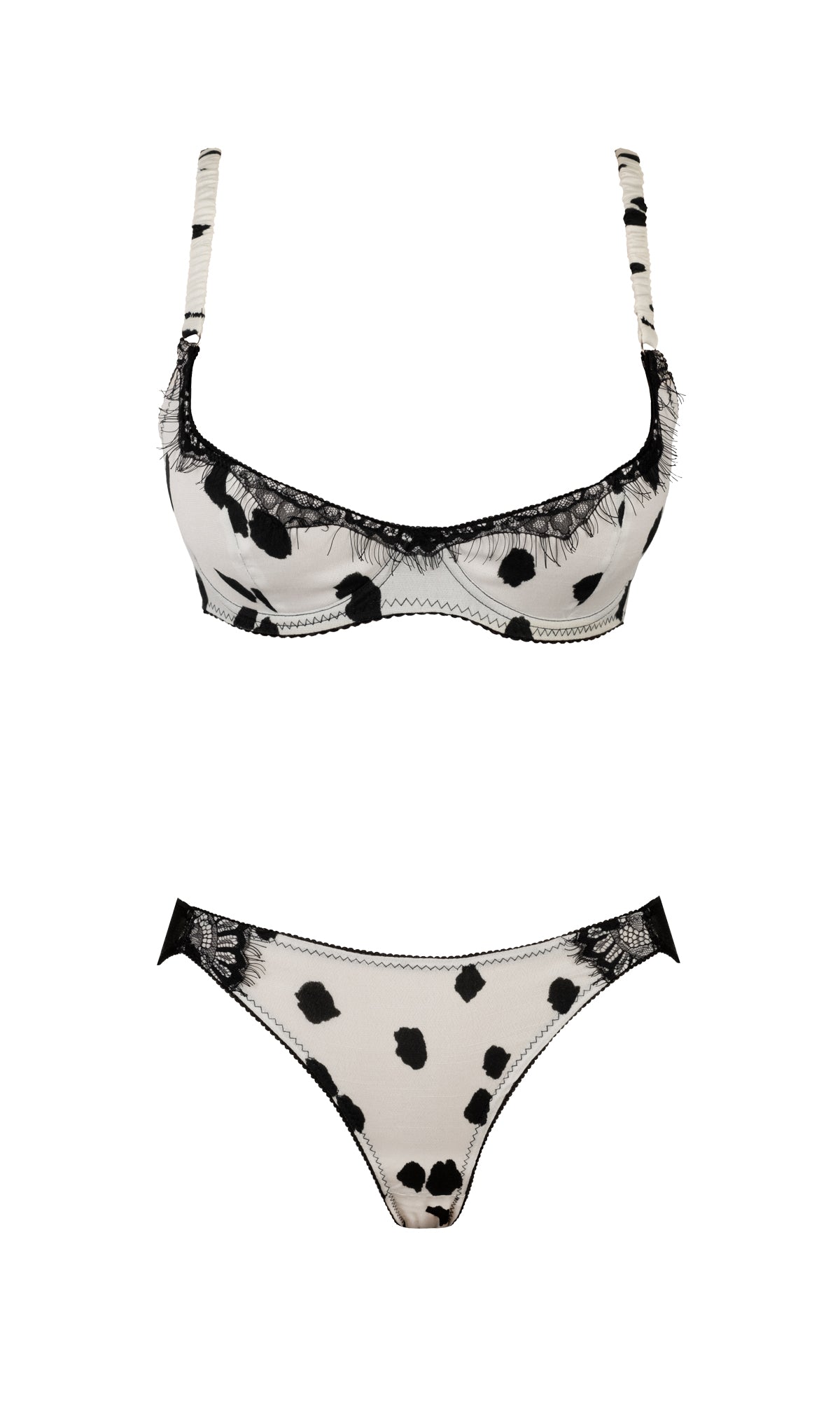 Ermine Demi Cup Bra - Made to Order